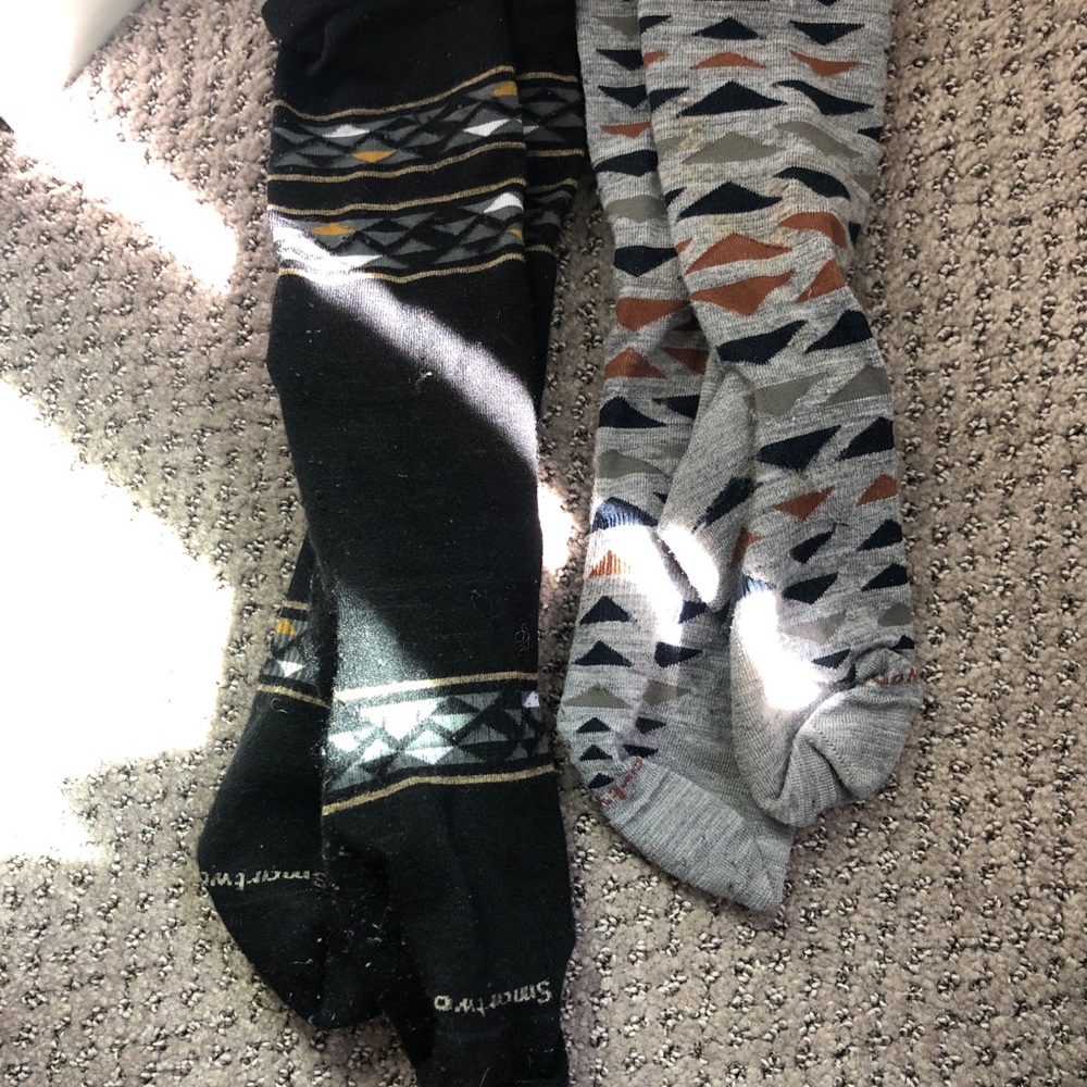Smart wool! Two pair! Good condition!